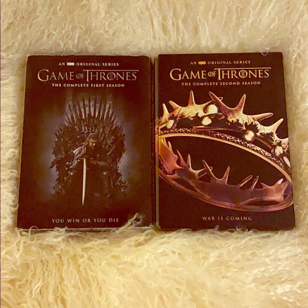 Season 1 & 2 of game of thrones series